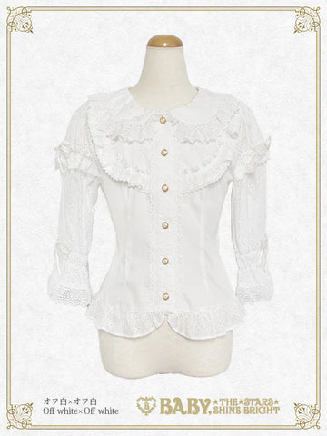 B49BL430 Lacy Floral Blouse