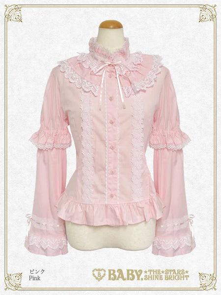 B49BL435 Frill Frill Blouse
