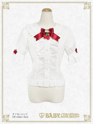 B49BL437 Swinging Strawberry’s Happy Berry Present Blouse