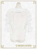 B49BL439 Sweetheart Parfaiteria Dot Tulle Blouse