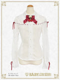 B49BL443 Swinging Strawberry Garden Blouse