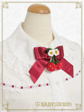 B49BL443 Swinging Strawberry Garden Blouse