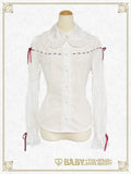 B49BL443 Swinging Strawberry Garden Blouse