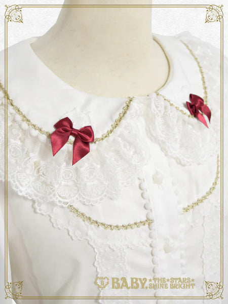 B49BL461 Kumya's Doki★Doki Christmas Party Blouse (Broadcloth)