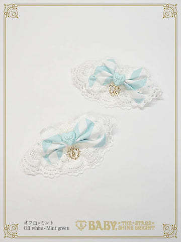 B49CF018 Pâtissière♡Bonbon Ribbon Cuffs