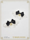 B49CF063 Satin Ribbon Torchon Lace Cuffs