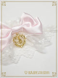B49CF064 Satin Ribbon Tulle Lace Cuffs