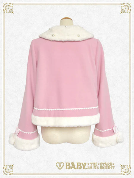[BUILD-TO-ORDER][PRE-ORDER] B49CO342 Pompom Ribbon Short Coat