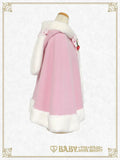 [BUILD-TO-ORDER][PRE-ORDER] B49CP341 Swinging Strawberry Bunny Ears Fur Cape