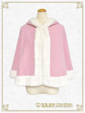 [BUILD-TO-ORDER][PRE-ORDER] B49CP341 Swinging Strawberry Bunny Ears Fur Cape