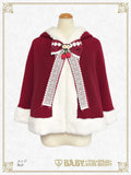 [BUILD-TO-ORDER][PRE-ORDER] B49CP341 Swinging Strawberry Bunny Ears Fur Cape