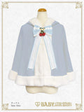 [BUILD-TO-ORDER][PRE-ORDER] B49CP341 Swinging Strawberry Bunny Ears Fur Cape