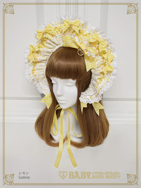 B49HA701 Floriana Ribbon Bonnet