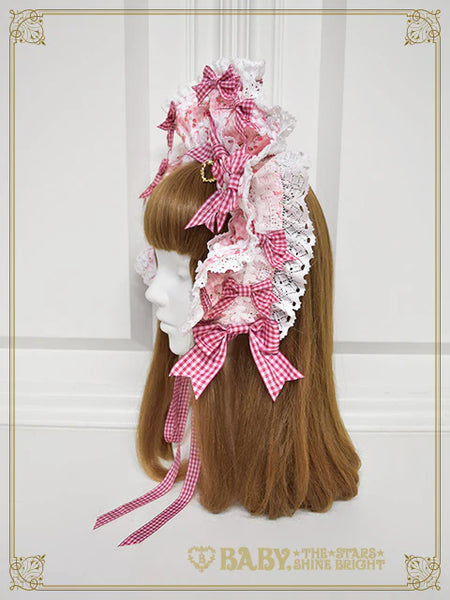 B49HA701 Floriana Ribbon Bonnet