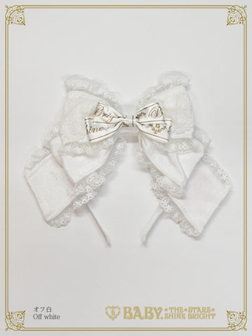 B49HA717 Twinkle Baby Ribbon Headbow