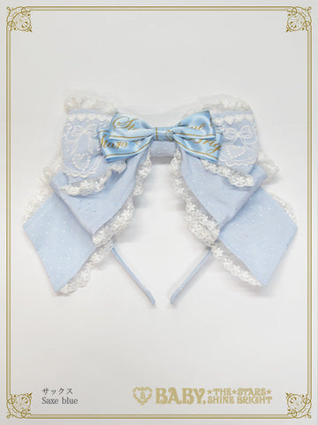 B49HA717 Twinkle Baby Ribbon Headbow