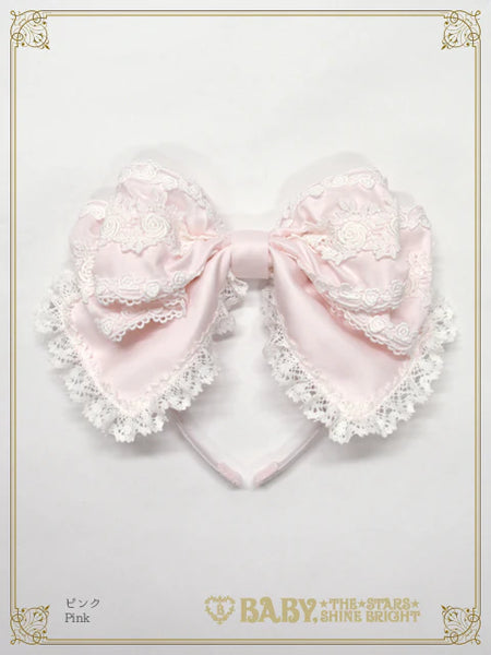 B49HA729 Cameron Headbow (Cotton Satin)