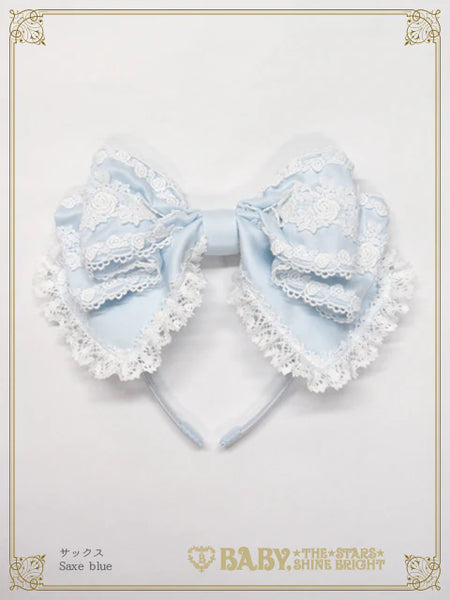 B49HA729 Cameron Headbow (Cotton Satin)