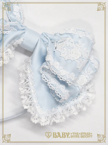 B49HA729 Cameron Headbow (Cotton Satin)