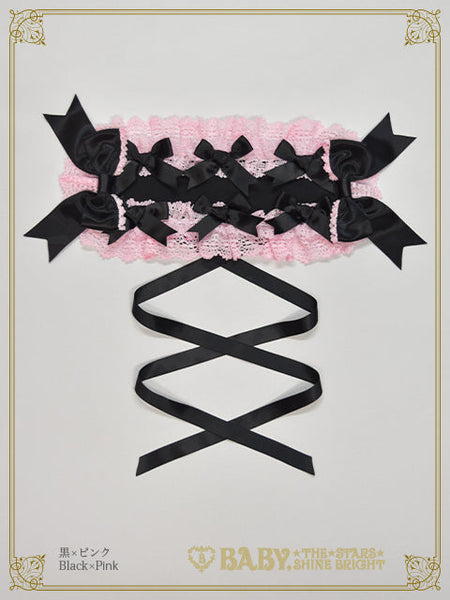 B49HA735 Ribbon Ribbon Blooms Headdress