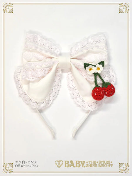 B49HA750 Swinging Strawberry Garden Headbow