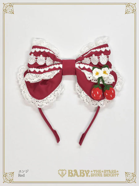 B49HA750 Swinging Strawberry Garden Headbow