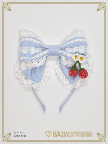 B49HA750 Swinging Strawberry Garden Headbow