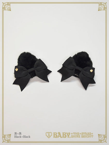 B49HA752 Cat Ear Fur Clip