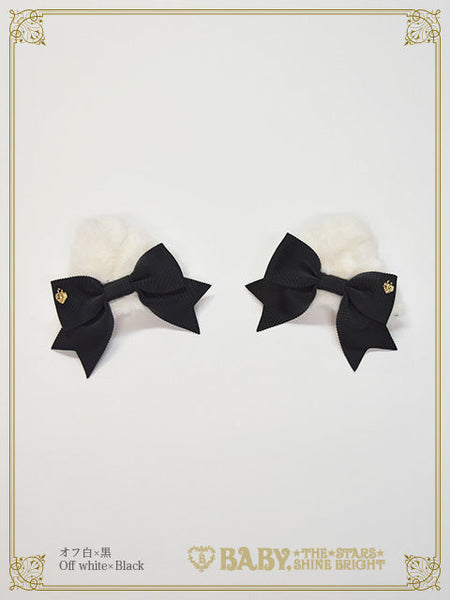 B49HA752 Cat Ear Fur Clip