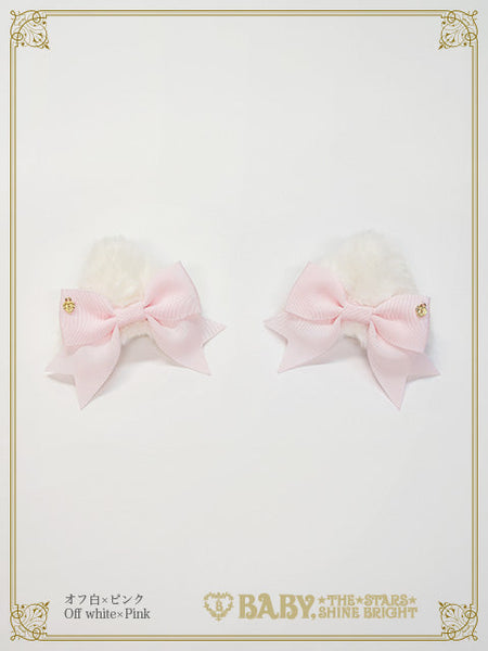 B49HA752 Cat Ear Fur Clip