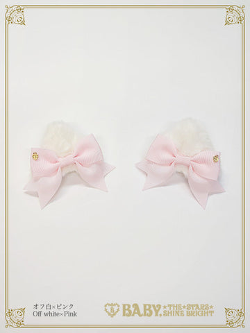 B49HA752 Cat Ear Fur Clip