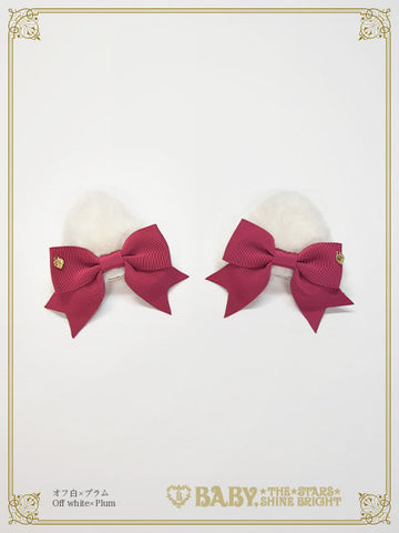 B49HA752 Cat Ear Fur Clip