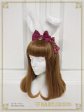 B49HA753 Bunny Ears Fur Headbow