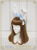 B49HA753 Bunny Ears Fur Headbow