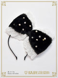 B49HA754 Ruban de Noël Neige Ribbon Headbow