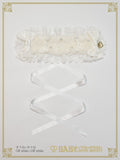 B49HA755 Ruban de Noёl Neige Headdress