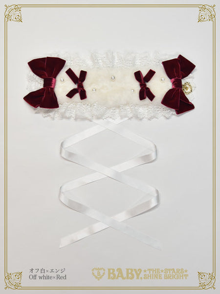 B49HA755 Ruban de Noёl Neige Headdress