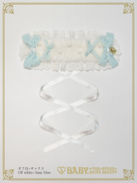 B49HA755 Ruban de Noёl Neige Headdress