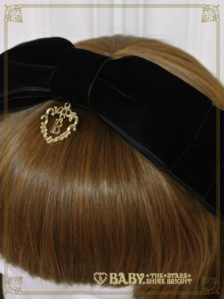 B49HA766 Velvet Ribbon Headband