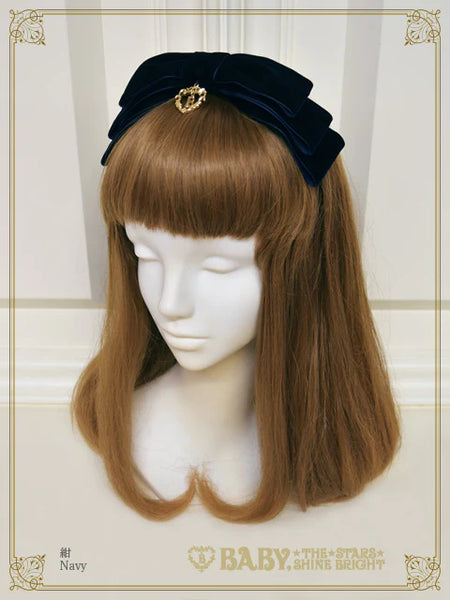 B49HA766 Velvet Ribbon Headband