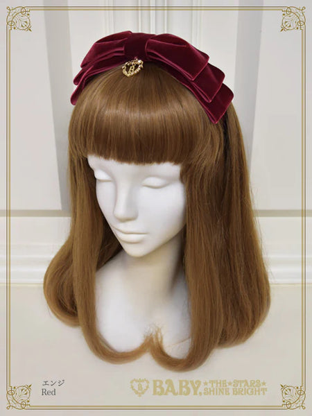 B49HA766 Velvet Ribbon Headband