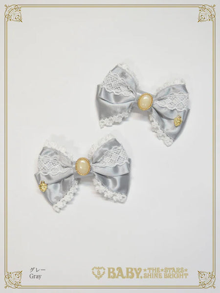 B49HA767 Ornamental Jacquard Garden Ribbon Clip