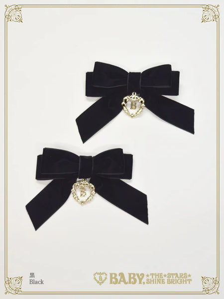 B49HA768 Velvet Ribbon Clip