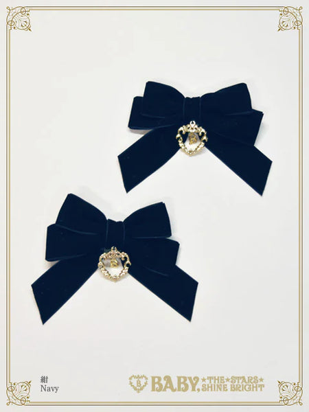 B49HA768 Velvet Ribbon Clip