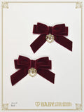 B49HA768 Velvet Ribbon Clip