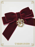 B49HA768 Velvet Ribbon Clip