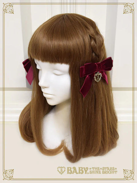 B49HA768 Velvet Ribbon Clip