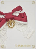 B49HA771 Rose Lace Swing Ribbon Clip