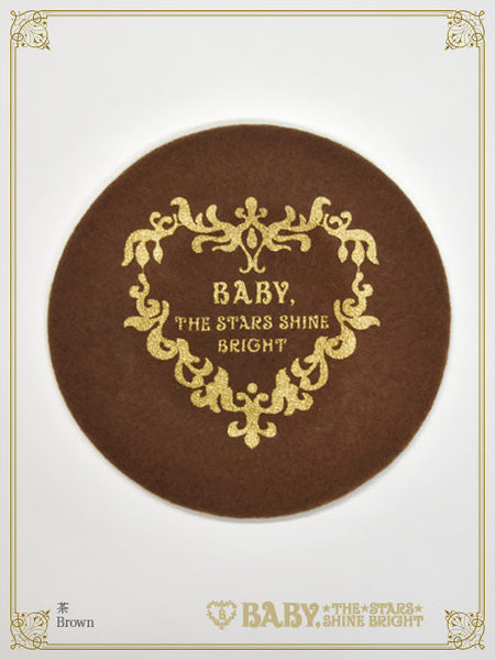 B49HA773 Princess Drop Print Beret