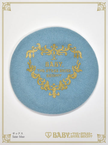 B49HA773 Princess Drop Print Beret